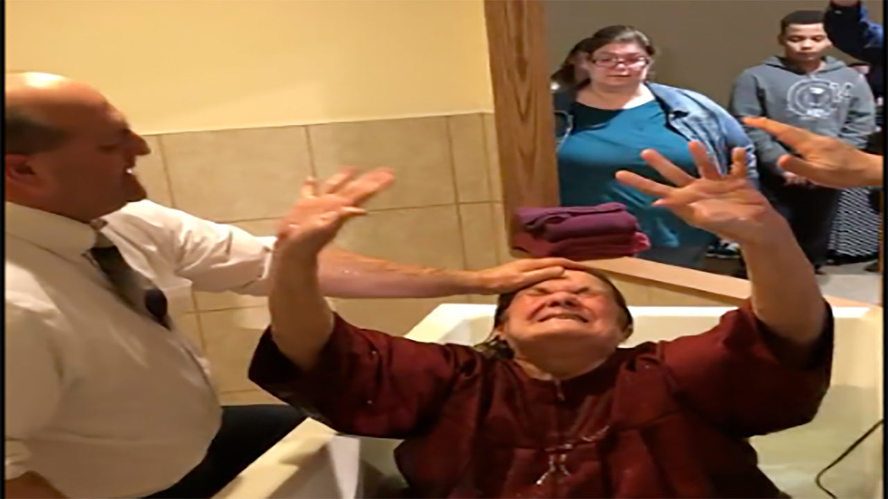 Lifelong Friend Bapitized in Jesus Name after Water & Spirit Bible Study!