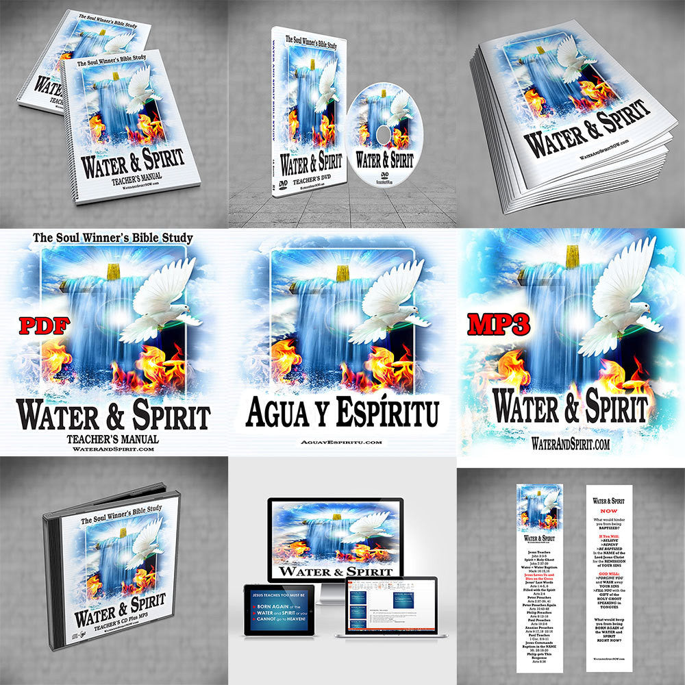 Water & Spirit Everything Deal + 35 Study Guides - Water and Spirit Born Again Bible Study - - 1