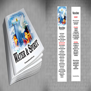 Water & Spirit Soulwinner Special 50 Study Guides + 50 Bookmarks - Water and Spirit Born Again Bible Study - - 1